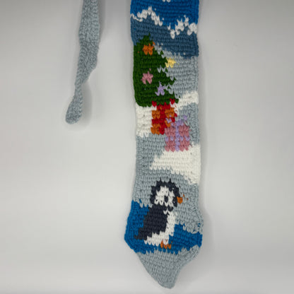 Snowy Penguin Tie